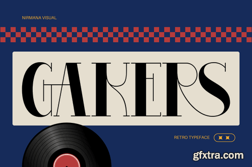 Gakers Retro - Branding Logo Font UE3EYTF