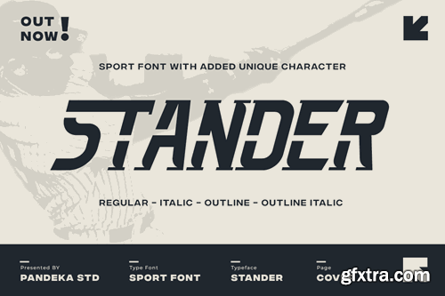 Stander - Baseball Sport Font 28FPA6Y