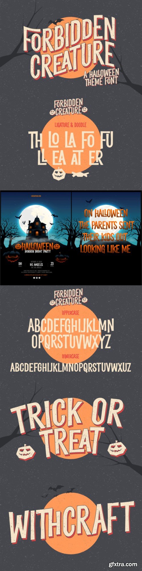 Forbidden Creature Font