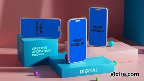 Videohive 3d Mobile Application Promo 53990923