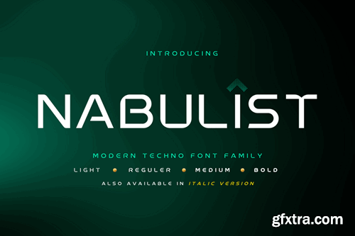 Nabulist - Modern Logo Font WASEEK6