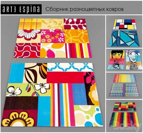 A collection of colored carpets-Arte Espina