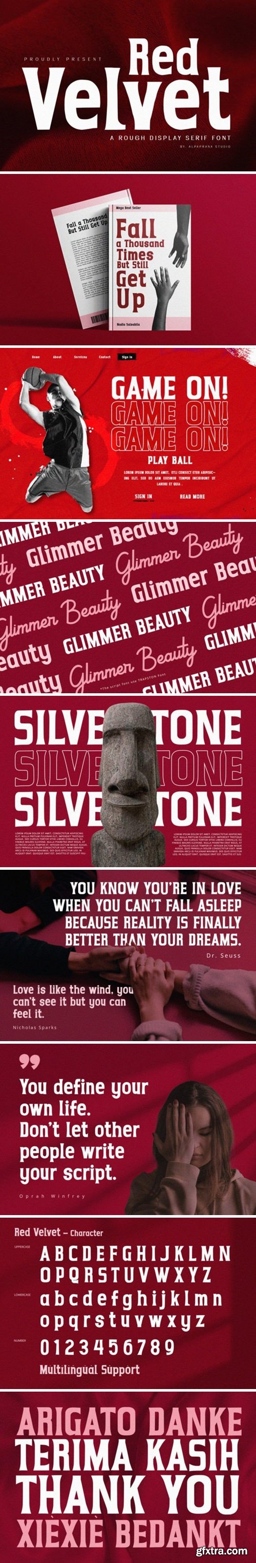 Red Velvet Font