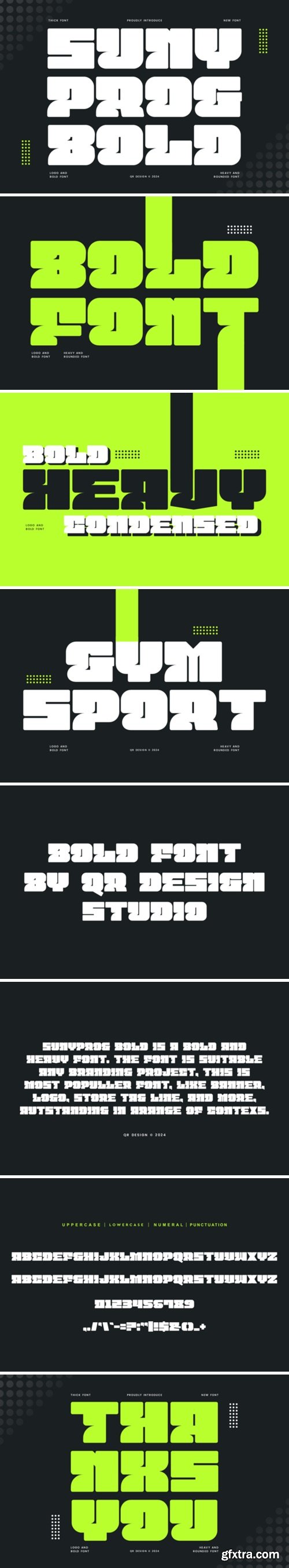 Sunyprog Bold Font