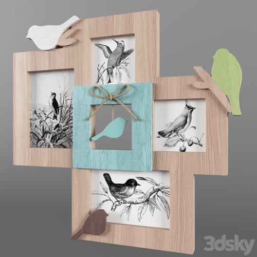 Photo frames and watch birds h. 2