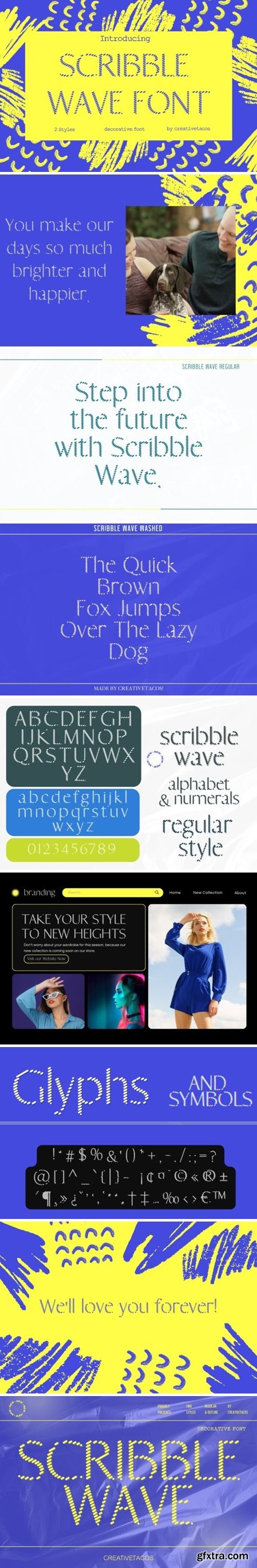 Scribble Wave Font