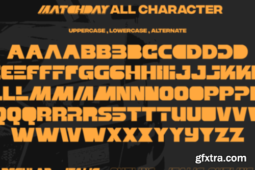 Matchday Font