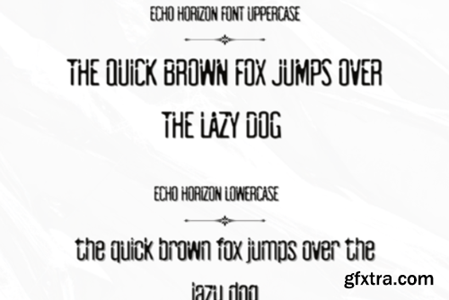 Echo Horizon Font