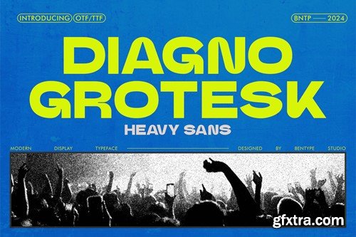 Diagno Grotesk - Heavy Sans M7BEDSE