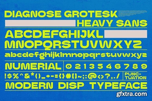 Diagno Grotesk - Heavy Sans M7BEDSE