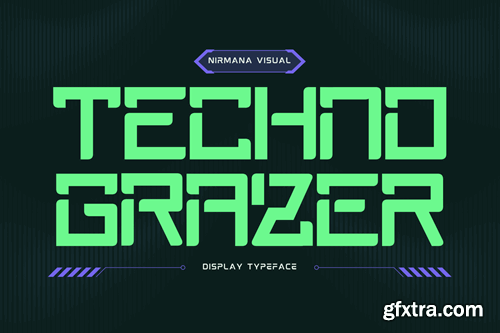 Techno Grazer - Modern Branding Logo Font YW3RERW