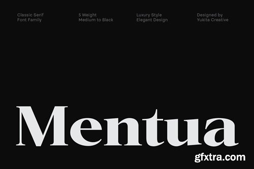 Mentua Serif Family CQAG9DM