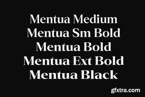 Mentua Serif Family CQAG9DM