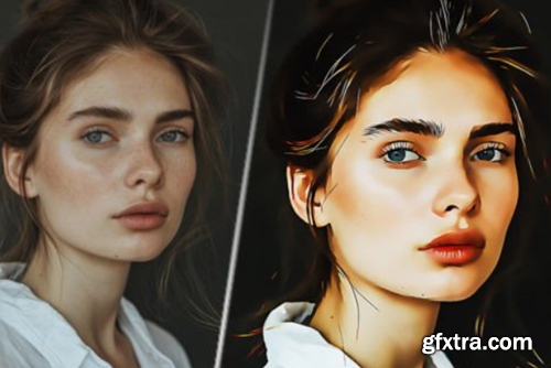 Ultra Cartoon Painting Photoshop Action