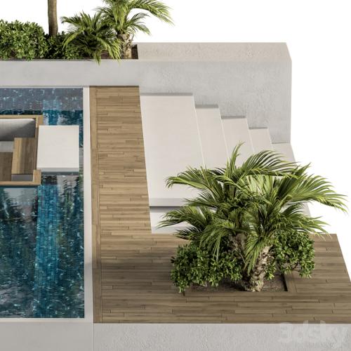 Backyard and Landscape Furniture with Pool 02