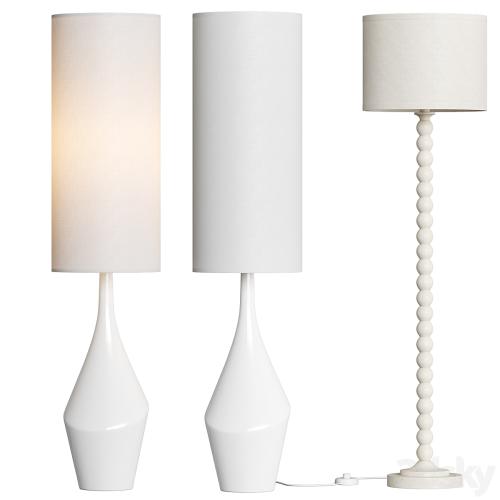 Naturalist Asymmetry Ceramic Floor Lamp West Elm