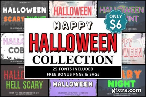 Happy Halloween Collection Font