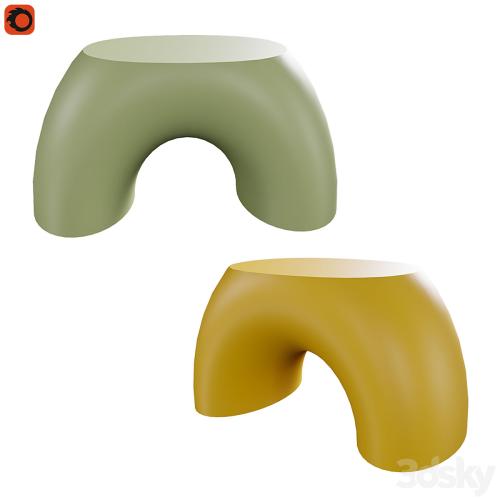 Plastic stool and children's stool