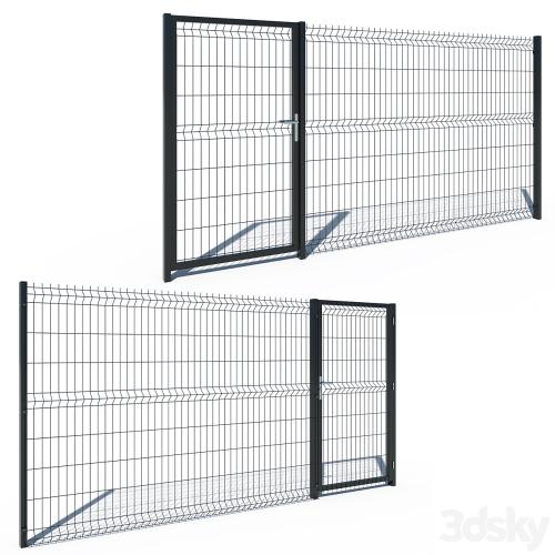 Metal Fence 3D (H-173)