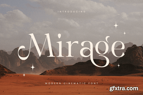 Mirage - Modern Cinematic Font GH4CM3T