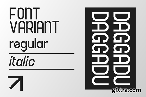 Daggadu Modern Sans Seri Font V89R8XK