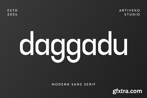 Daggadu Modern Sans Seri Font V89R8XK