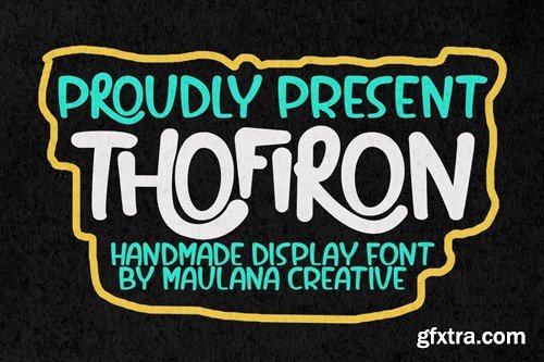 Thofiron Handmade Brush Display Font 6R5X68D