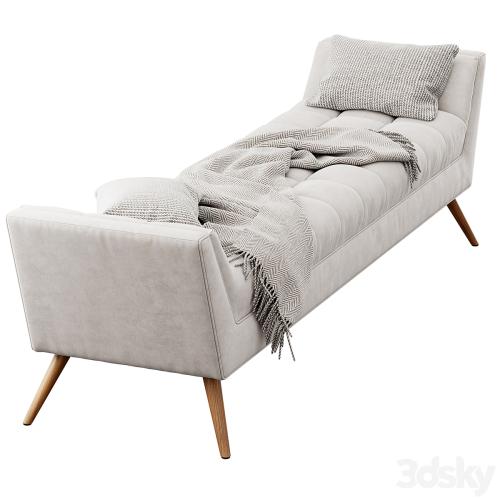 Fiske Upholstered Large Bench by Ivy Bronx