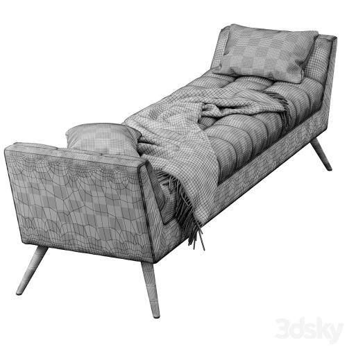 Fiske Upholstered Large Bench by Ivy Bronx