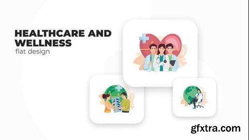 Videohive Healthcare and Wellness - Flat Design 54160363