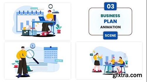 Videohive Business Plan Animation Scene 54128491