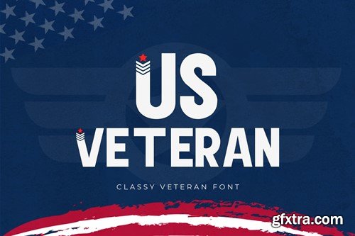 US Veteran - A Classy Veteran Font 5XFK5UH