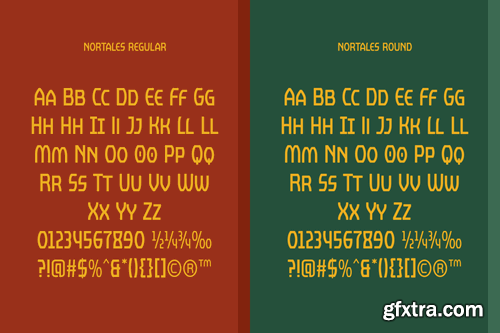 Nortales Vintage Display Font NKZU3MS