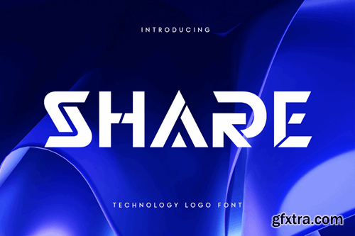 Share - Technology Logo Font E3MQPPD