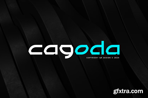 Cagoda - Futuristic & Minimal Font GUNS37N