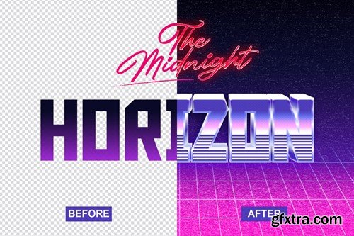 Horizon Text Effect GFZQJ55