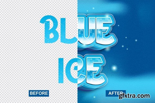 Blue Ice Text Effect 9CB8LQC