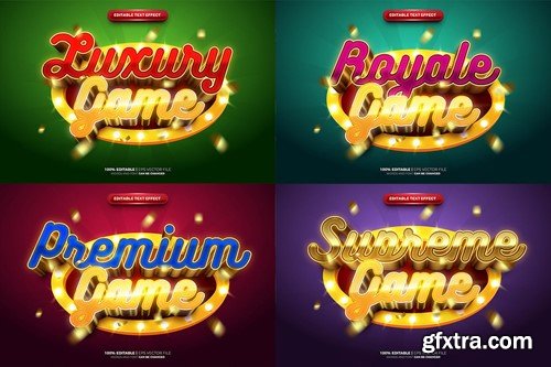 Luxury Game 3D Text Effect GTFVG7M