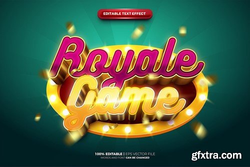 Luxury Game 3D Text Effect GTFVG7M