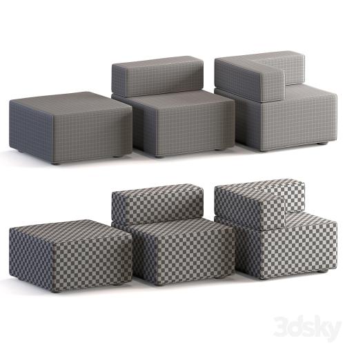 Modular sofa, upholstered furniture