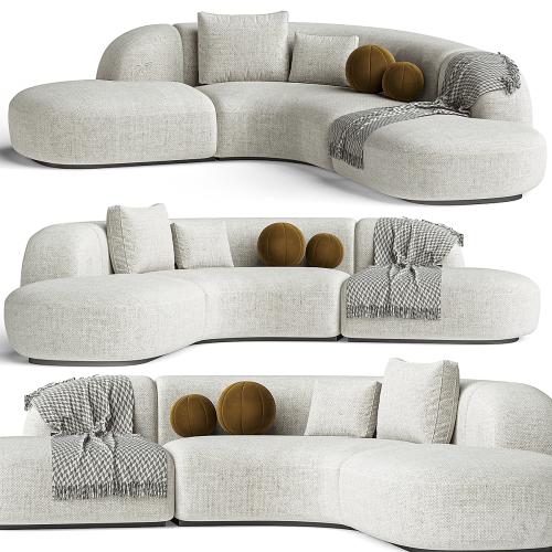 Sofa Eichholtz Sofa Bjorn Boucle Sand