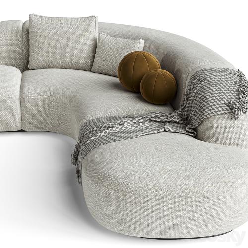 Sofa Eichholtz Sofa Bjorn Boucle Sand