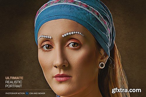 Ultimate Realistic Painting Photoshop Action SK6P2AJ