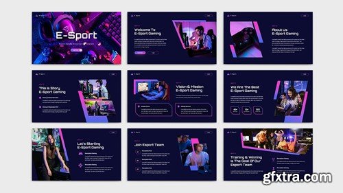 E-Sport Keynote Template 87L7KEN