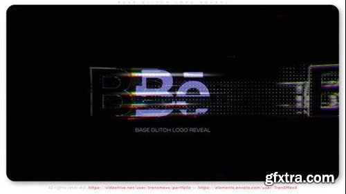 Videohive Base Glitch Logo Reveal 54151254