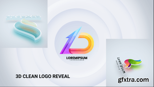 Videohive 3D Clean Logo Reveal 54071306