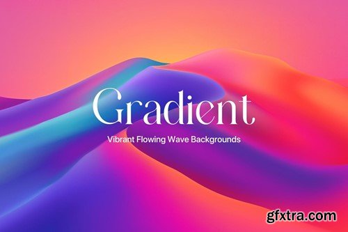 Vibrant Gradient Wave Backgrounds MZB8Y93