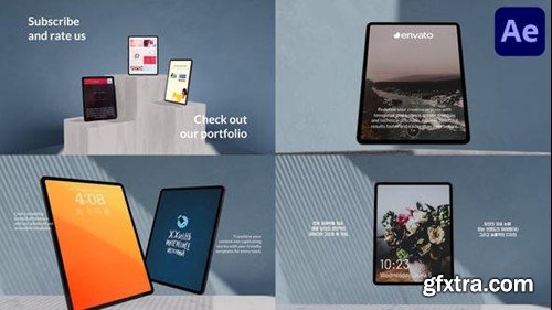 Videohive Tablet Presentation Mockup for After Effects 54134823