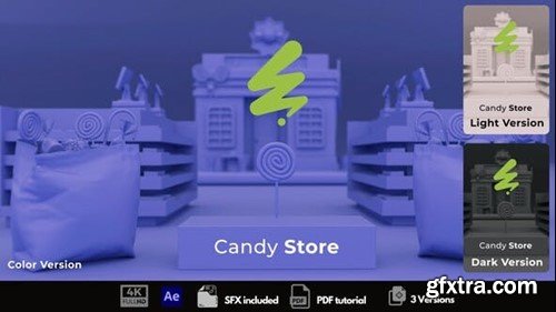 Videohive Candy Shop Intro 54098506