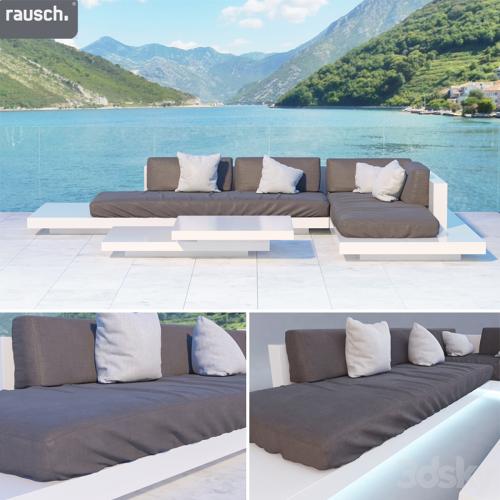 Rausch Platform, a sofa and a table